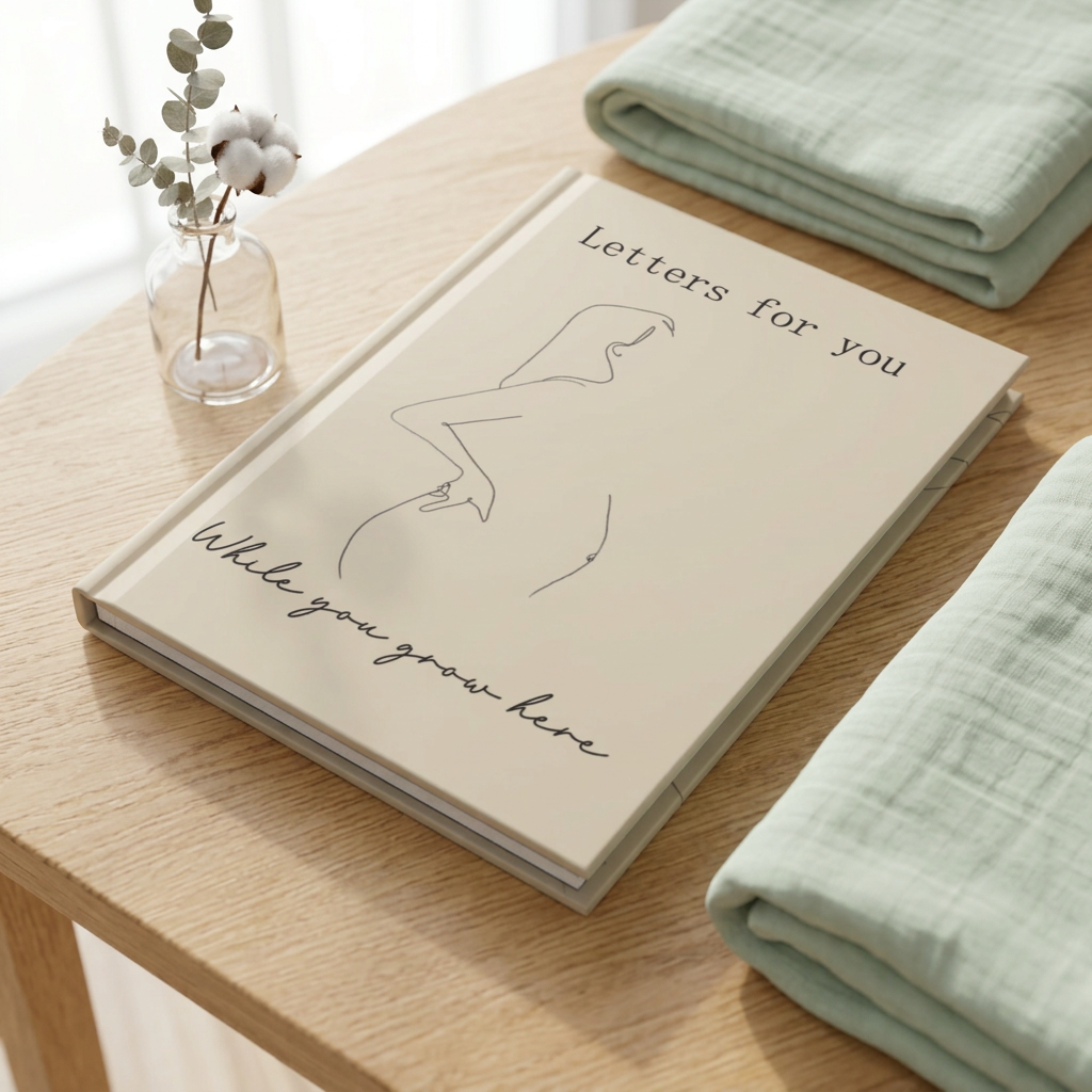 Pregnancy journal giftable - Letters for you while you grow here