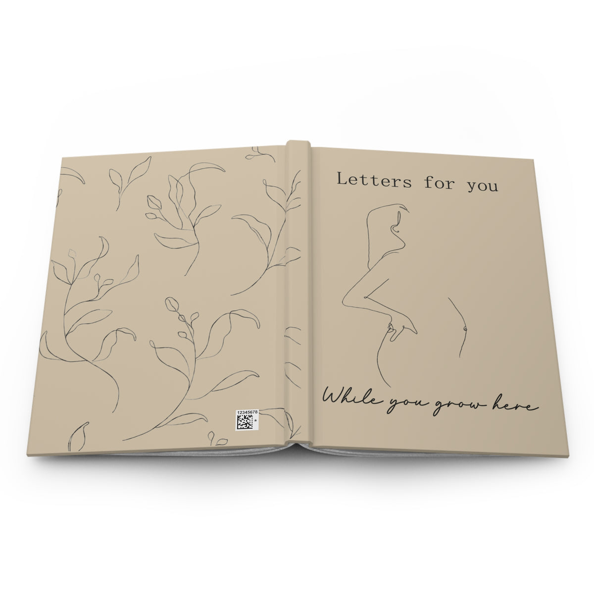 Pregnancy journal giftable - Letters for you while you grow here